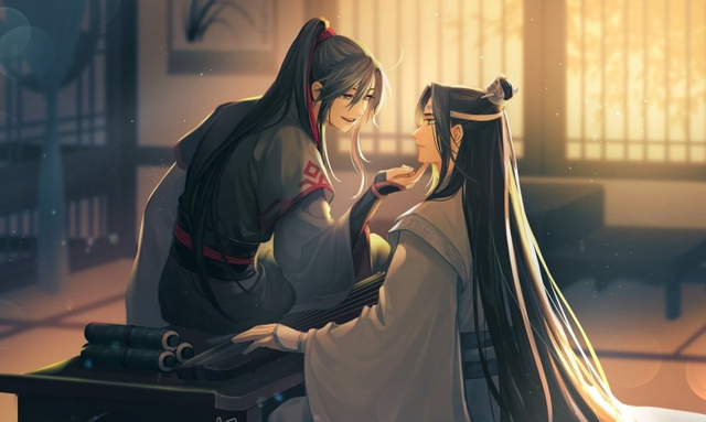 魔道祖师蓝忘机魏无羡高清无水印壁纸